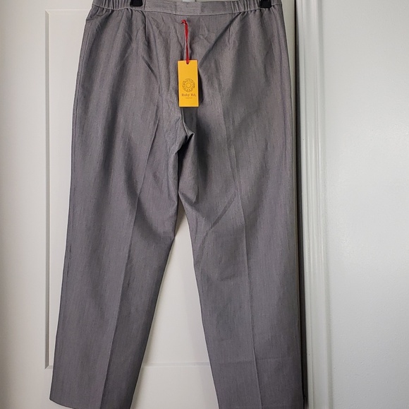 Ruby Rd. Plus Size Flat Front Easy Stretch Pant - Picture 4 of 5